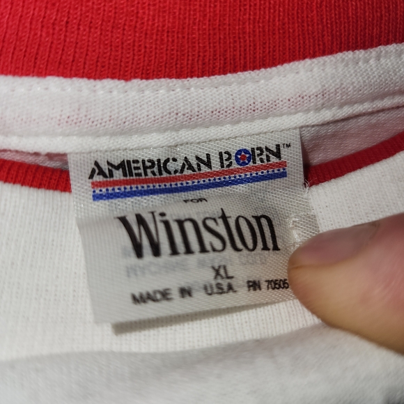 Winston Racing White Tee - Picture 2 of 4